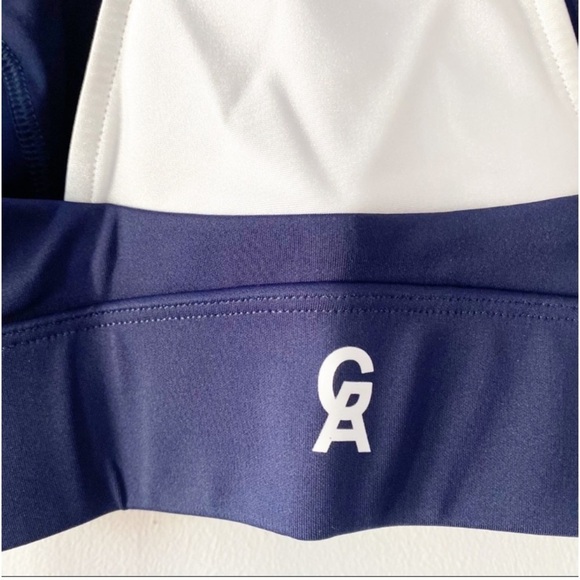 GOOD AMERICAN The Core Power Navy Sports Bra NWT Workout Athletic - Picture 8 of 9